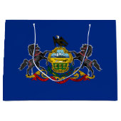 Grand Sac Cadeau Drapeau d'État de Pennsylvanie (Devant)