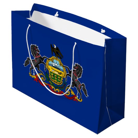 Grand Sac Cadeau Drapeau d'État de Pennsylvanie (Dos Angle)