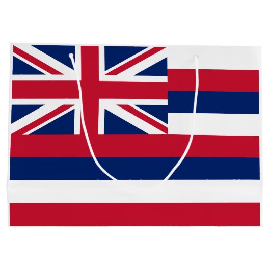 Grand Sac Cadeau Drapeau d'État d'Hawaii (Dos)
