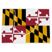 Grand Sac Cadeau Drapeau d'État du Maryland (Devant)