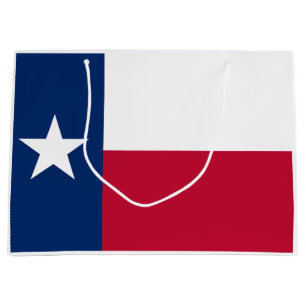 Grand Sac Cadeau Drapeau d'État texan (Texas)
