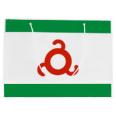 Grand Sac Cadeau Drapeau d'Ingouchie (Dos)