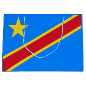 Grand Sac Cadeau Drapeau du Congo Kinshasa (Devant)