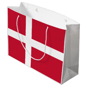 Grand Sac Cadeau Drapeau du Danemark