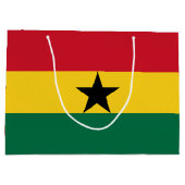 Grand Sac Cadeau Drapeau du Ghana (Dos)