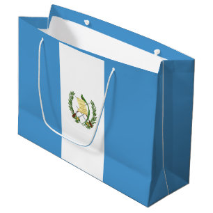 Grand Sac Cadeau Drapeau du Guatemala