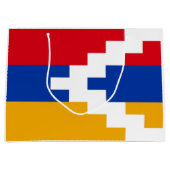 Grand Sac Cadeau Drapeau du Haut-Karabagh (Devant)