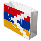 Grand Sac Cadeau Drapeau du Haut-Karabagh (Dos Angle)