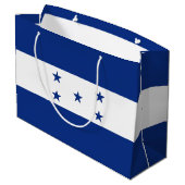 Grand Sac Cadeau Drapeau du Honduras (Dos Angle)