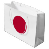 Grand Sac Cadeau Drapeau du Japon (Dos Angle)