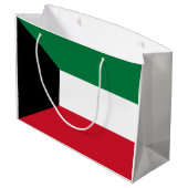 Grand Sac Cadeau Drapeau du Koweït (Dos Angle)