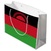 Grand Sac Cadeau Drapeau du Malawi (Dos Angle)