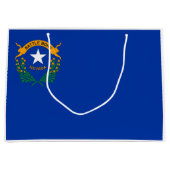 Grand Sac Cadeau Drapeau du Nevada (Devant)