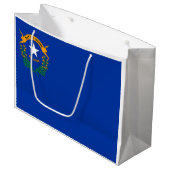 Grand Sac Cadeau Drapeau du Nevada (Devant Angle)