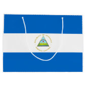Grand Sac Cadeau Drapeau du Nicaragua (Dos)