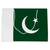 Grand Sac Cadeau Drapeau du Pakistan (Devant)