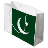 Grand Sac Cadeau Drapeau du Pakistan (Dos Angle)