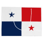 Grand Sac Cadeau Drapeau du Panama (Dos)