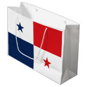 Grand Sac Cadeau Drapeau du Panama (Devant Angle)