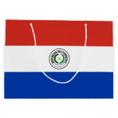 Grand Sac Cadeau Drapeau du Paraguay (Dos)