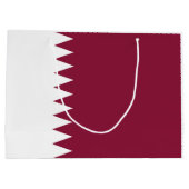 Grand Sac Cadeau Drapeau du Qatar (Dos)