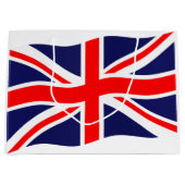 Grand Sac Cadeau Drapeau du Royaume-Uni + vos idées (Devant)