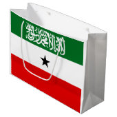 Grand Sac Cadeau Drapeau du Somaliland (Devant Angle)