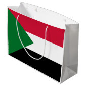 Grand Sac Cadeau Drapeau du Soudan (Dos Angle)