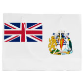 Grand Sac Cadeau Drapeau du territoire antarctique britannique (Dos)