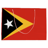 Grand Sac Cadeau Drapeau du Timor oriental (Dos)