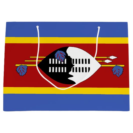 Grand Sac Cadeau Drapeau Eswatini (Devant)