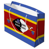 Grand Sac Cadeau Drapeau Eswatini (Dos Angle)