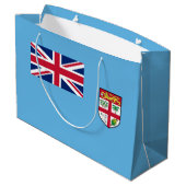 Grand Sac Cadeau Drapeau Fidji (Dos Angle)