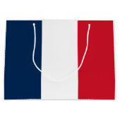 Grand Sac Cadeau Drapeau Français (Devant)