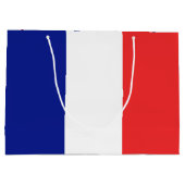 Grand Sac Cadeau Drapeau français Tricolore (Dos)