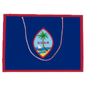Grand Sac Cadeau Drapeau Guam (Dos)