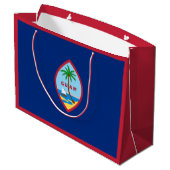 Grand Sac Cadeau Drapeau Guam (Dos Angle)