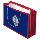 Grand Sac Cadeau Drapeau Guam (Devant Angle)