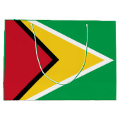 Grand Sac Cadeau Drapeau Guyana (Dos)