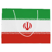 Grand Sac Cadeau Drapeau iranien (Dos)