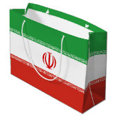 Grand Sac Cadeau Drapeau iranien (Dos Angle)