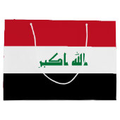 Grand Sac Cadeau Drapeau Iraq (Dos)
