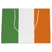 Grand Sac Cadeau Drapeau irlandais (Devant)