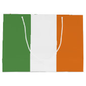 Grand Sac Cadeau Drapeau irlandais (Dos)