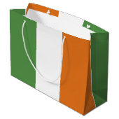 Grand Sac Cadeau Drapeau irlandais (Dos Angle)