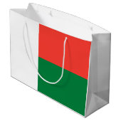 Grand Sac Cadeau Drapeau Madagascar (Dos Angle)