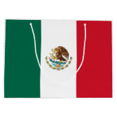 Grand Sac Cadeau Drapeau mexicain (Dos)