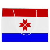 Grand Sac Cadeau Drapeau Mordovia (Dos)