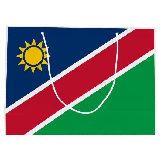 Grand Sac Cadeau Drapeau Namibie (Dos)