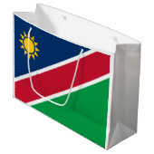 Grand Sac Cadeau Drapeau Namibie (Devant Angle)